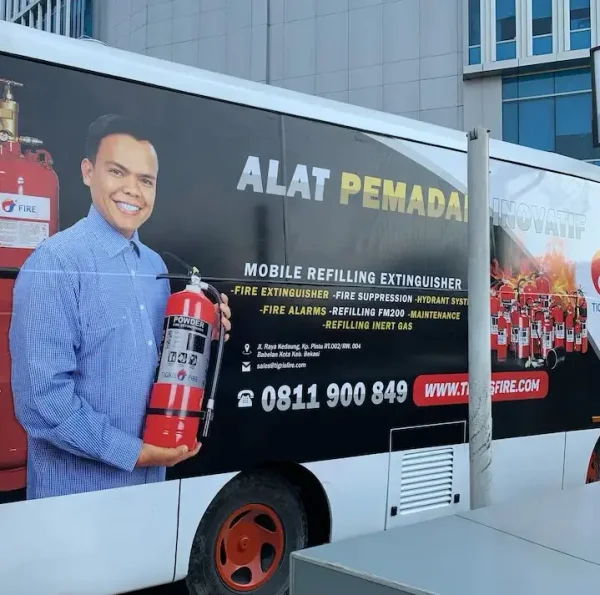 refill APAR Terdekat bus pemadam